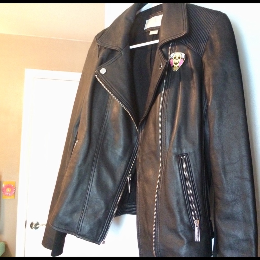 Michael Kors 100% REAL leather jacket